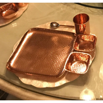 Медный обеденный сервиз