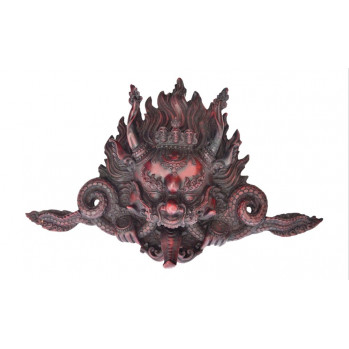 Антикварная настенная маска дьявола из смолы Bhoot Devil Mask