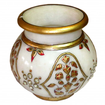 Мраморные Маленькие Matki из белого мрамора Мраморные Маленькие Matki из белого мрамора