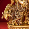 Латунная статуя Радхи Кришны